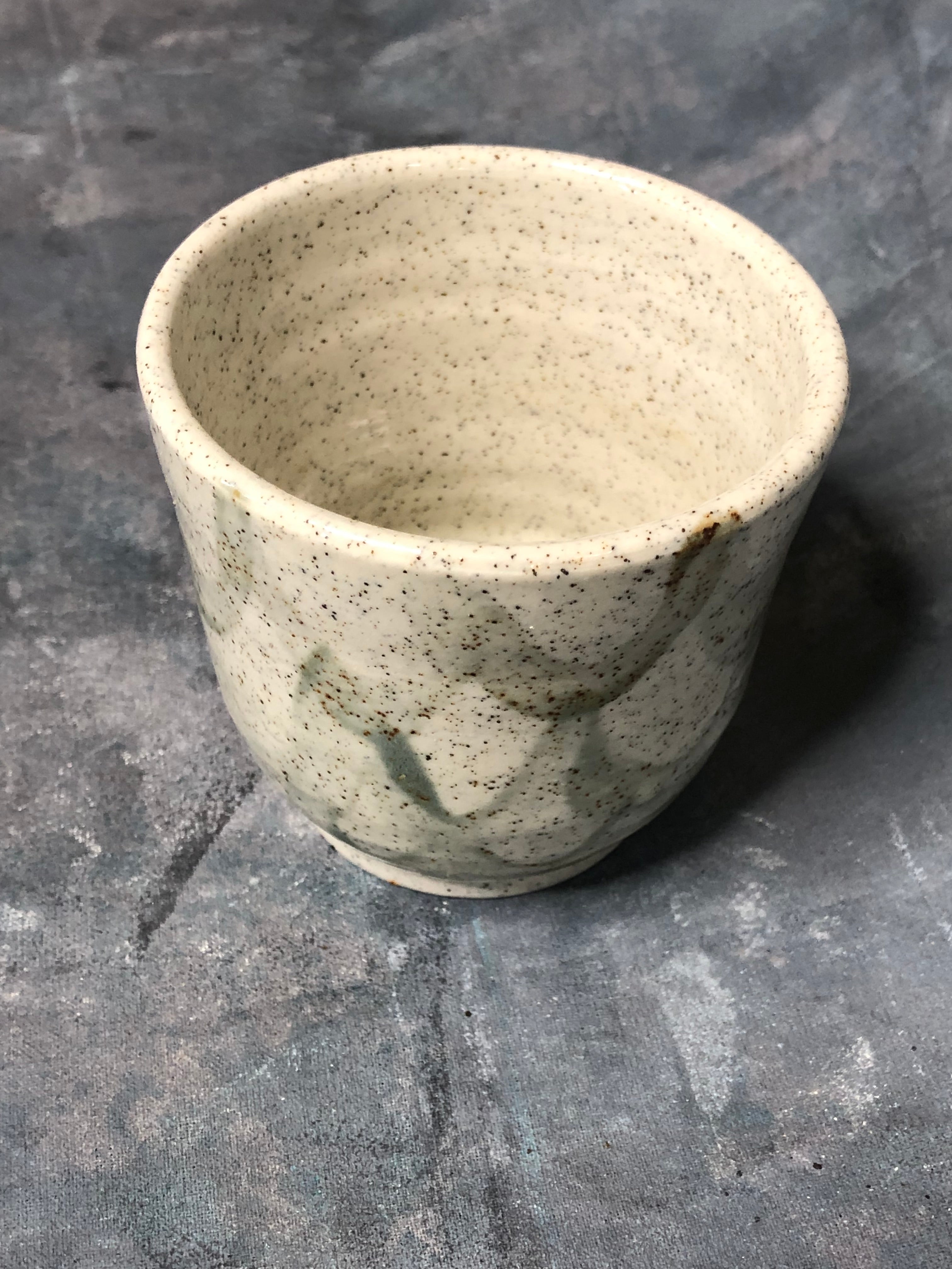 Wheel-Thrown Stoneware Ceramic Vessel with Soy Wax Candle